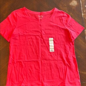 Coral Bay Orange Fitted Short Sleeve T-Shirt
